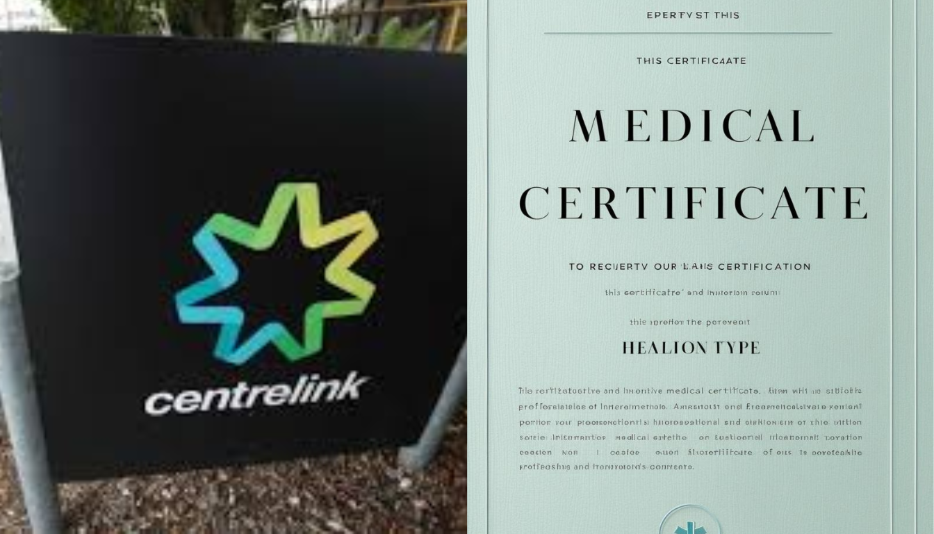 exemptions for centrelink medical certificate